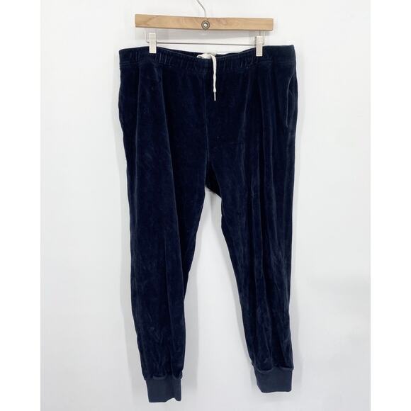 Todd Snyder Velour Jogger Pants Men XXLarge Velvet Pockets Designer Soft Comfy
